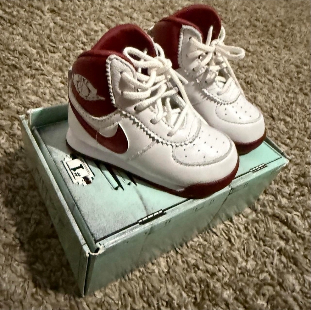 Nike Air Jordan 1 High OG GS 'Crimson Toe' Baby Kicks